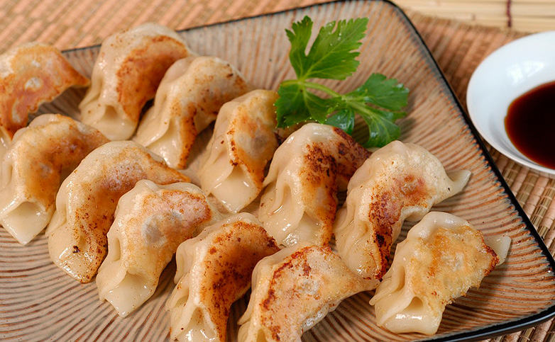 gyozas de carne japonesas