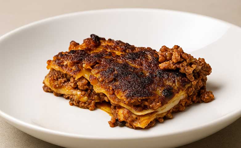 lasaña de carne casera