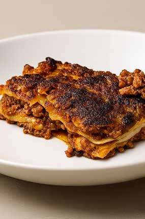 Lasaña de carne