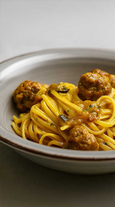 Pasta al curry