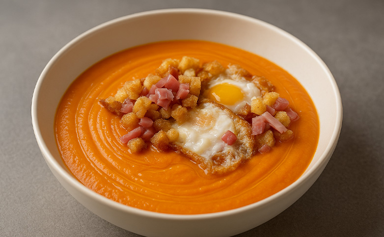 salmorejo de tomates asados rico y fácil