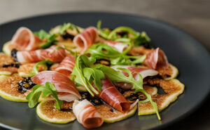 carpaccio-brevas-01 cómo preparar carpaccio de brevas con jamón paso a paso