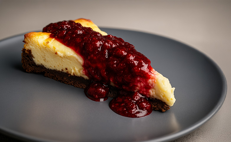 receta fácil tarta de queso con frutos rojos