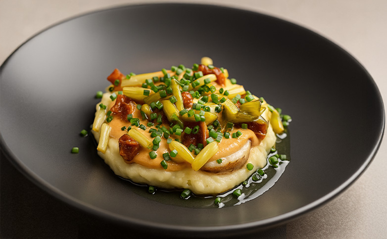 receta de vieiras con parmentier paso a paso