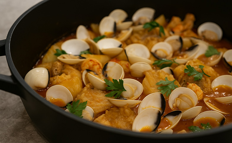receta tradicional de caldereta de marisco fácil
