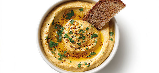 hummus de berenjena fácil y rápido