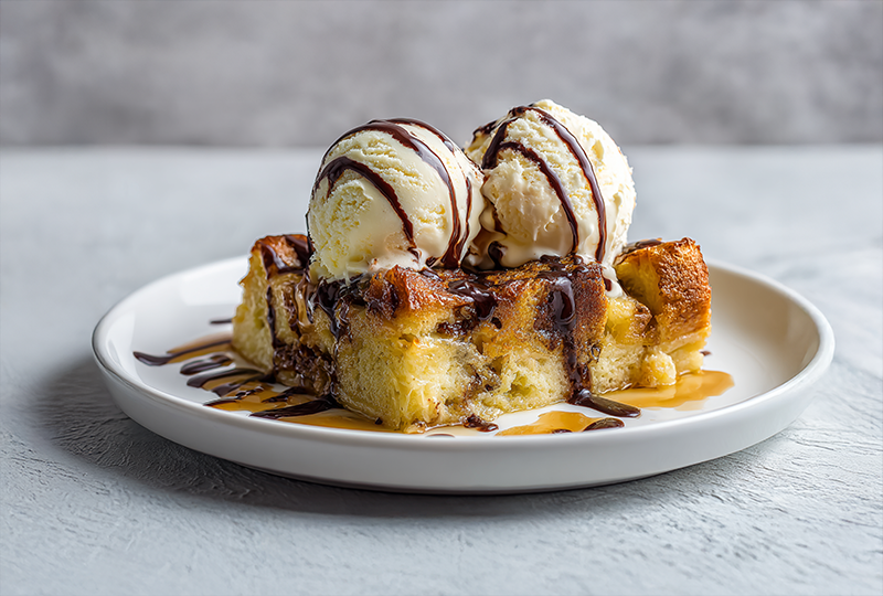 postre con panettone